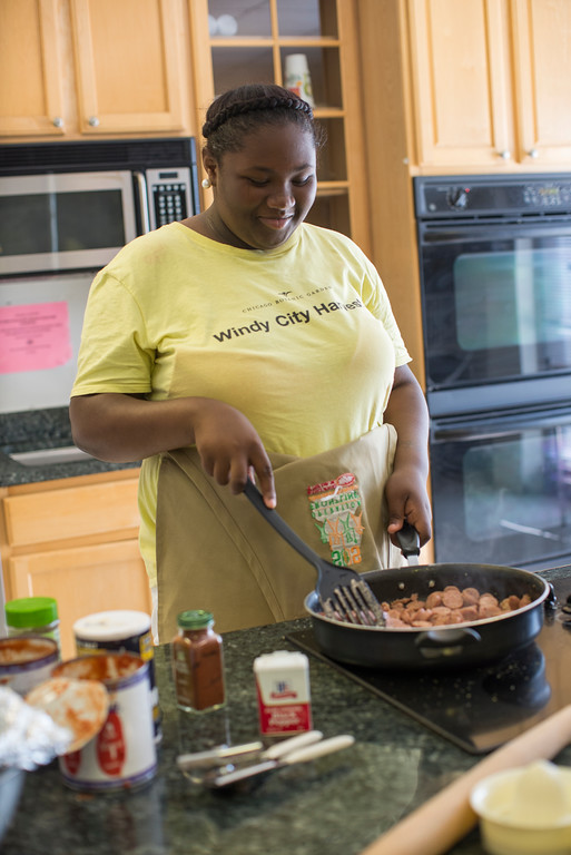 Cooking kale